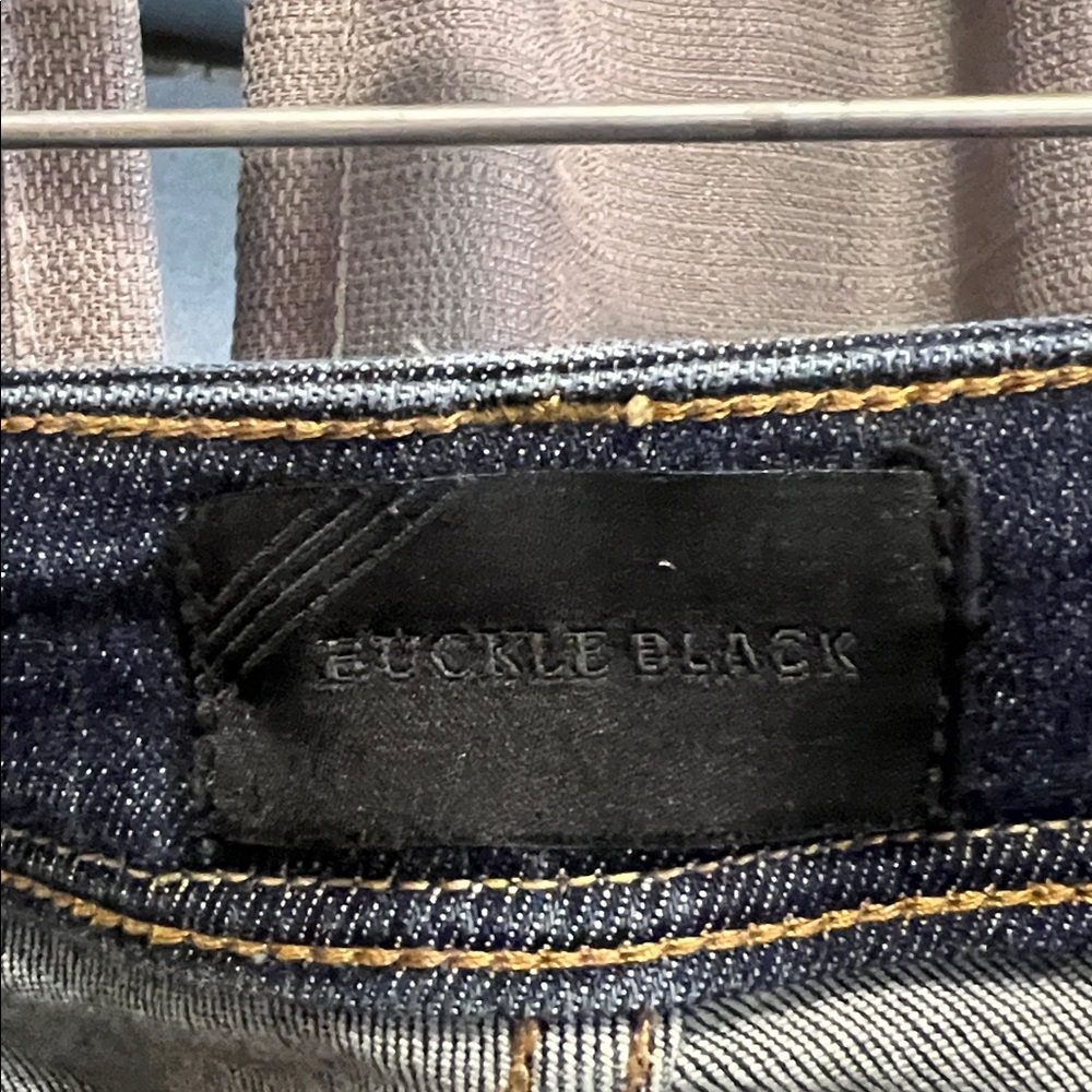 Buckle Black Brand Midnight Blue Ripped Skinny Jeans 26x30 - Picture 4 of 5